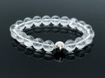 Clear Quartz & 925 Silver Bracelets - Master Healer Crystal Beaded Bracelets 2