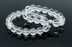 Clear Quartz & 925 Silver Bracelets - Master Healer Crystal Beaded Bracelets 1
