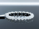 6mm Blue Moonstone & 925 Silver Bracelet - Crown Chakra Healing Crystal Bracelets 2