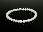 Freshwater Pearls & 925 Silver "Classic" Bead Bracelets 3