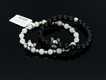 White Jade "Frenchie" Bracelet