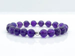 10mm Amethyst Bracelet