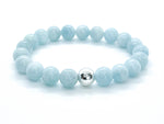 10mm Aquamarine Bracelet