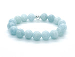 10mm Aquamarine Bracelet