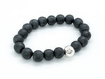 10mm Matte Hematite Bracelet