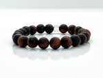 10mm Red Tiger's Eye Bracelet