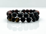 10mm Tiger's Eye & Lava Rock Diffuser Bracelets