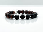 10mm Tiger's Eye & Lava Rock Diffuser Bracelets