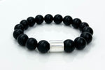 12mm Matte Black Onyx Bracelet