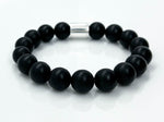 12mm Matte Black Onyx Bracelet