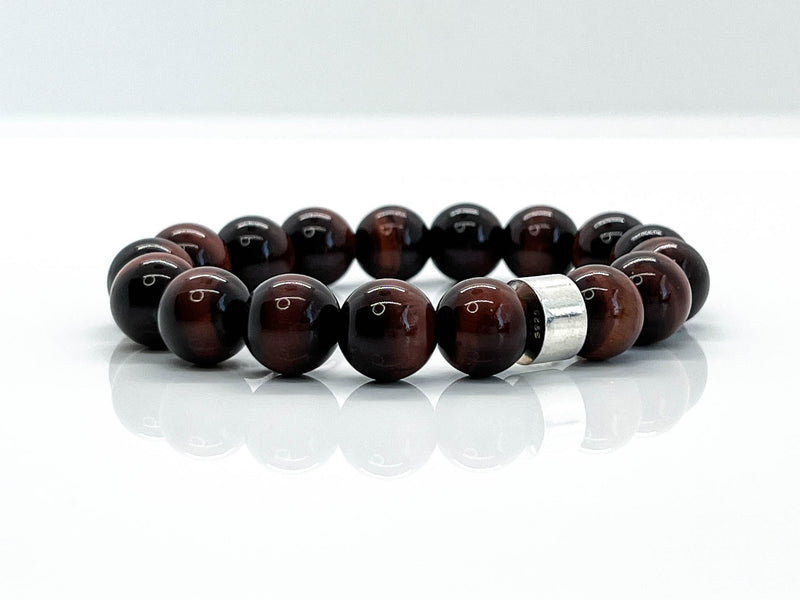 12mm Red Tiger's Eye Bracelets