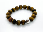 12mm Yellow Tiger's Eye Bracelet