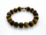 12mm Yellow Tiger's Eye Bracelet