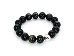 14mm Golden Obsidian Bracelets