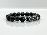 2-EYED DZI Black Onyx Bracelet