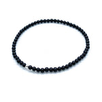 4mm Black Tourmaline Bracelet / Anklet