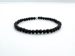 4mm Black Tourmaline Bracelet / Anklet