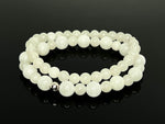 6mm Hetian White Jade Bracelet