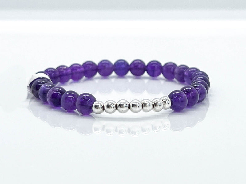 6mm Amethyst Bracelet