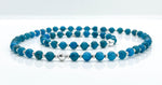 6mm Blue Apatite Necklace