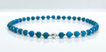 6mm Blue Apatite Necklace