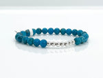 6mm Blue Apatite Bracelet