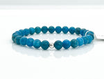 6mm Blue Apatite Bracelet