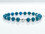 6mm Blue Apatite Bracelet