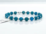 6mm Blue Apatite Bracelet