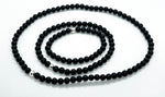 6mm Matte Black Onyx "Minimalist" Jewelry Set