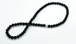 6mm Matte Black Onyx "Minimalist" Jewelry Set