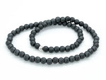 6mm Matte Hematite Necklace