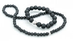 6mm Matte Hematite Necklace