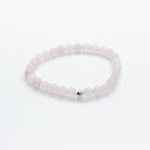 6mm Rose Quartz & 925 Silver Bracelets/Anklets - LOVE Healing Crystal Bracelets | Minimalist Bracelets img 4