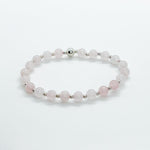 6mm Rose Quartz & 925 Silver Bracelets/Anklets - LOVE Healing Crystal Bracelets | Minimalist Bracelets img 7