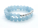 8mm Aquamarine Bracelets