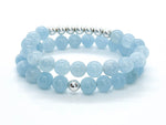 8mm Aquamarine Bracelets