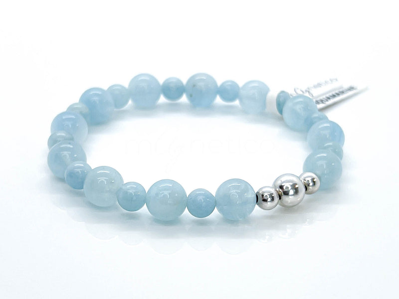 "Rolling Stones" Aquamarine Bracelet