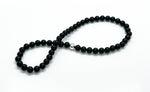 7-8mm Black Onyx "Minimalist" beaded necklace 3