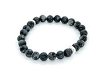 8mm Larvikite Duality Bracelet