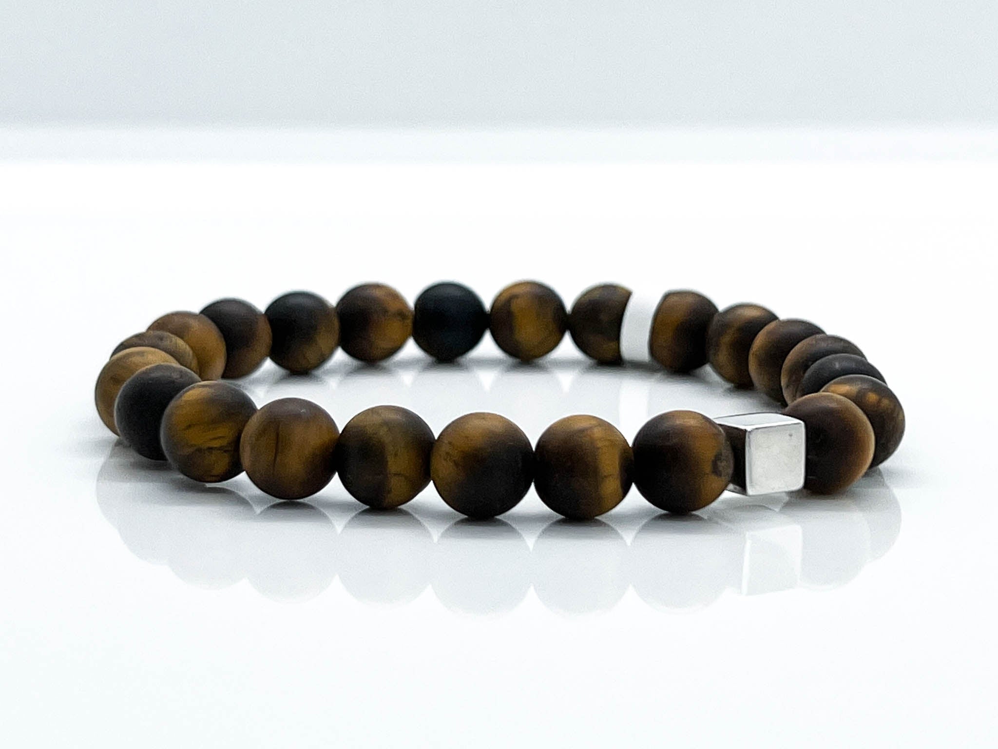 Matte Tiger's Eye, Men's Bracelets