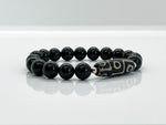 9-EYE DZI Black Onyx Bracelet