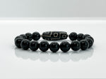 9-EYE DZI Black Onyx Bracelet