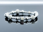 925 Sterling Silver "Chic Shapes" Beaded Bracelet 4