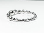 925 Sterling Silver "Rolling Stones" Beaded Bracelet 5