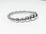 925 Sterling Silver "Rolling Stones" Beaded Bracelet 2