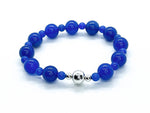 Blue Onyx "Rolling Stones" Bracelet