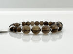 Smoky Quartz & 925 Silver Bracelets - Root Chakra Healing Crystal Beaded Bracelets 2