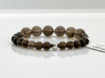 Smoky Quartz & 925 Silver Bracelets - Root Chakra Healing Crystal Beaded Bracelets 3