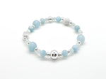 "Chic Shapes" Aquamarine Bracelet